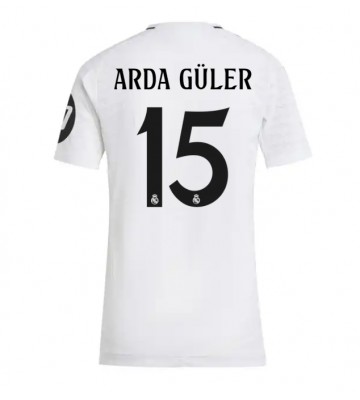 Real Madrid Arda Guler #15 Hemmatröja Kvinnor 2024-25 Kortärmad